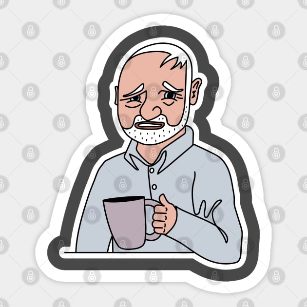 Hide the Pain Harold Sticker by SparkCheese